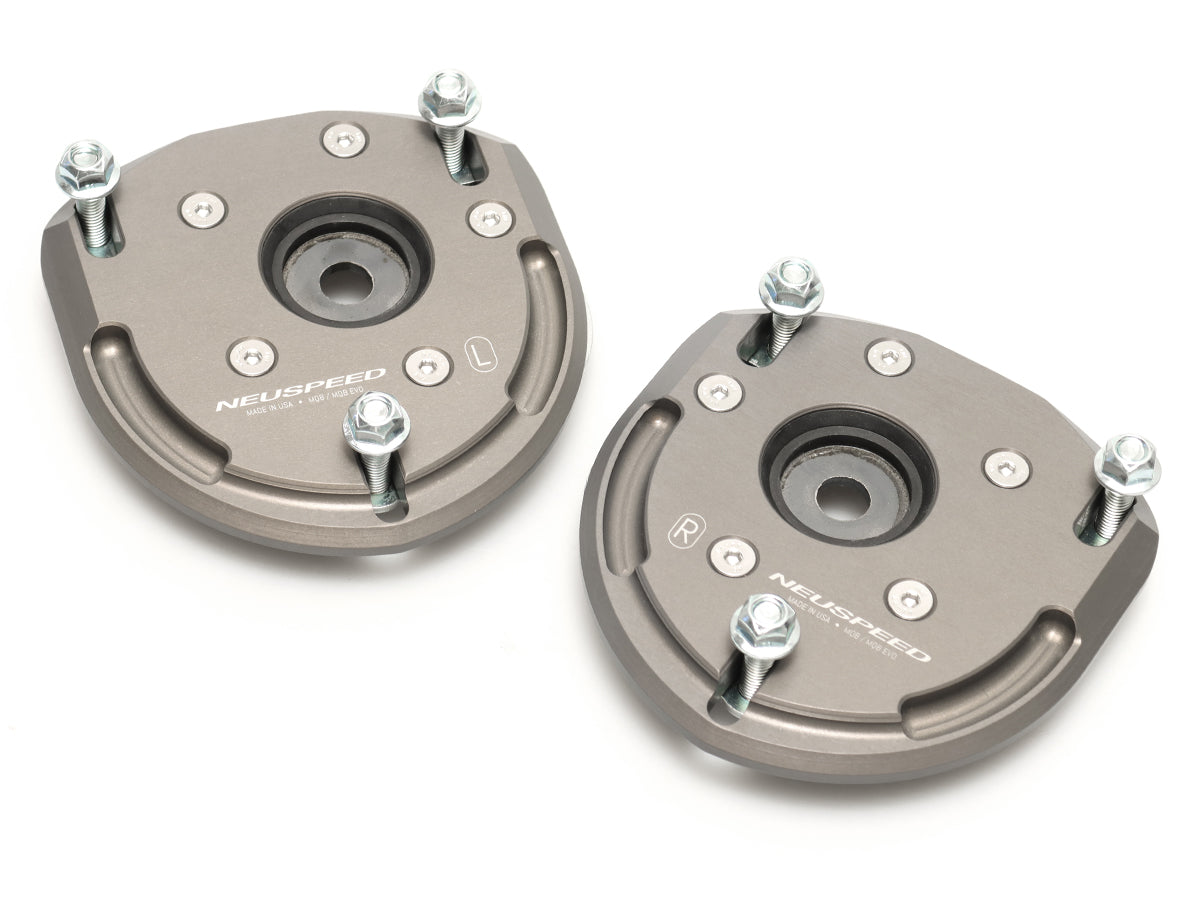 biAXIS Billet Upper Strut Mount | Front • MQB/MQBe