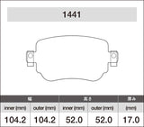 iSWEEP Brake Pads | Rear • Golf/Sportwagen/Alltrack Mk7