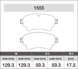 iSWEEP Brake Pads | Rear • A4/S4/A5/S5/RS 5/SQ5 B9