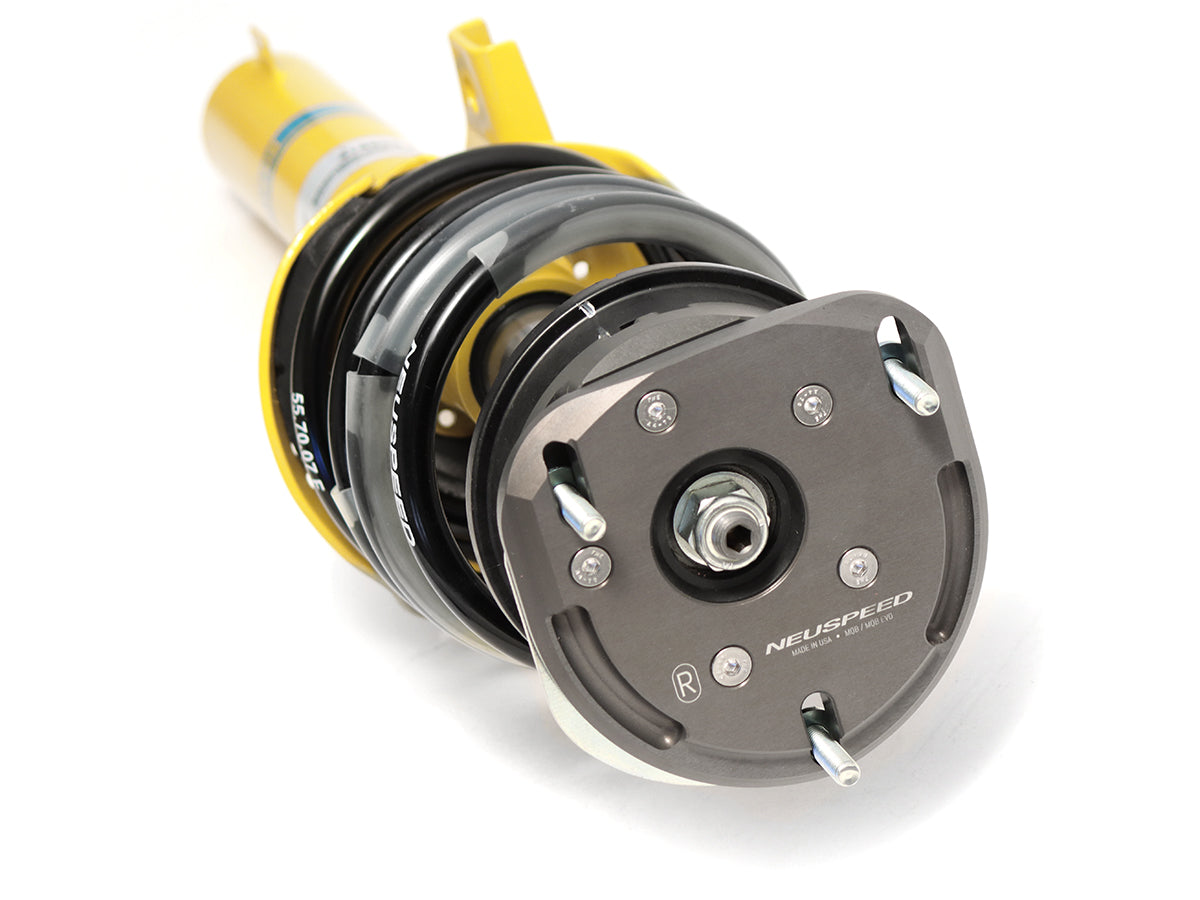 biAXIS Billet Upper Strut Mount | Front • MQB/MQBe