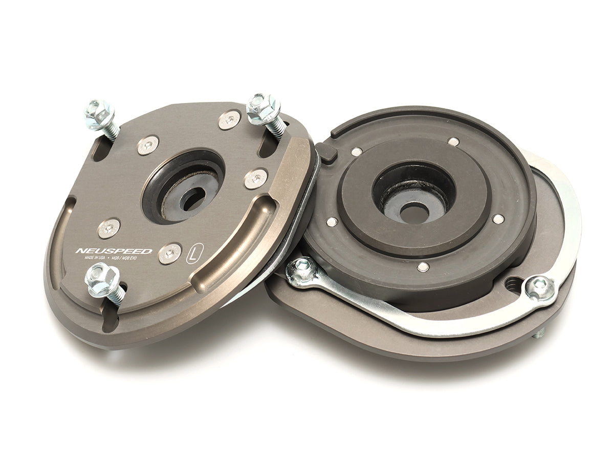 NEUSPEED | Billet biAXIS Upper Strut Mount | Front • MQB