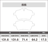 iSWEEP Brake Pads | Front • R55/R56/R57/R58/R59 S, R60/R61