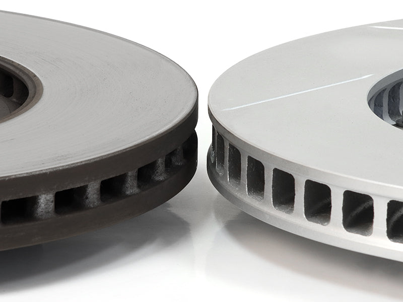 2-Piece Floating Brake Rotors | Front Kit 340mm Slotted • MQB/MQBe