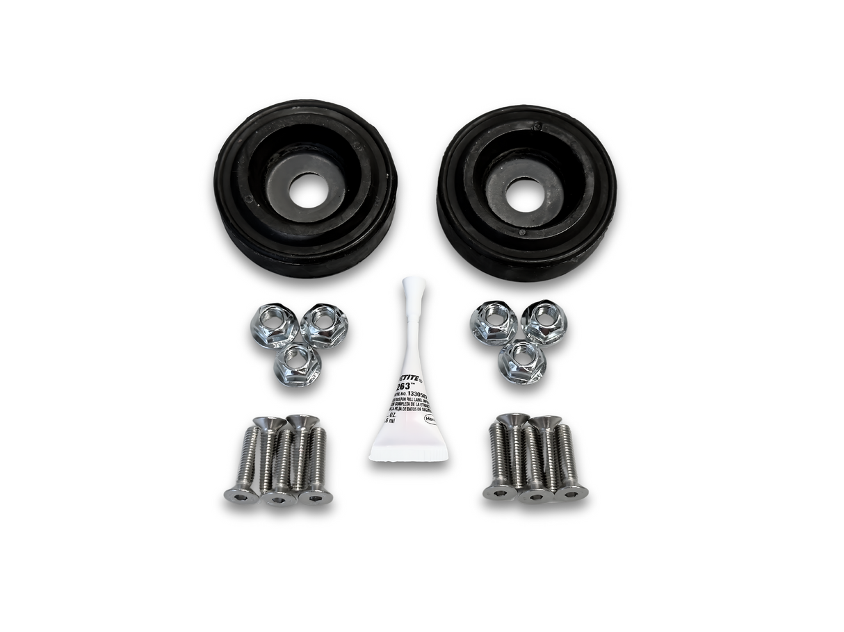biAXIS Billet Upper Strut Mount | Hardware Kit • MQB/MQBe