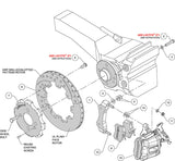 Wilwood Combination Parking Brake Caliper Kit | Rear 298mm • R56/R57/R58/R59