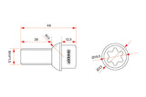iSWEEP Titanium Wheel Lug Bolts