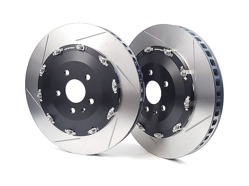 2-Piece Floating Brake Rotors | Front 370mm Slotted • TT RS 8S