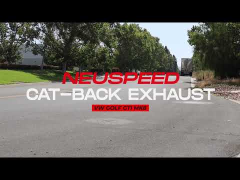 Stainless Steel Cat-Back Exhaust • MQBe GTI Mk8